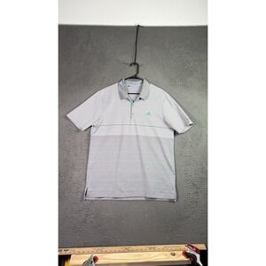 Adidas Shirt Mens‎ Large Striped Performance Golf Polo Athletic FX1988 A238001